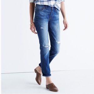 Madewell Slim Boyjean (Brinville: Rip & Repair)